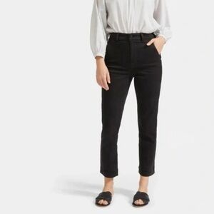 Everlane Leg Crop Black Pant